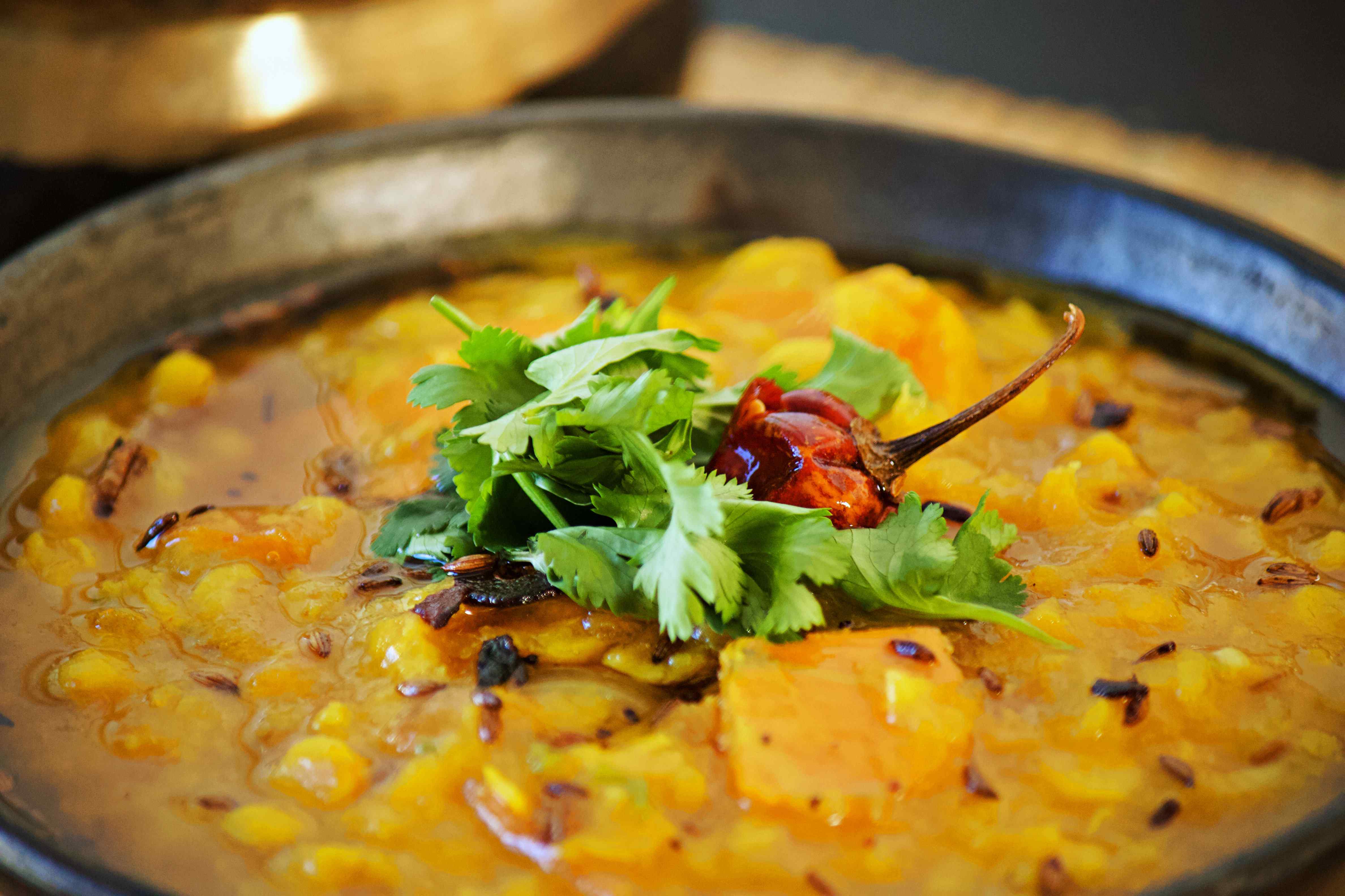 Chana Dal with pumpkin